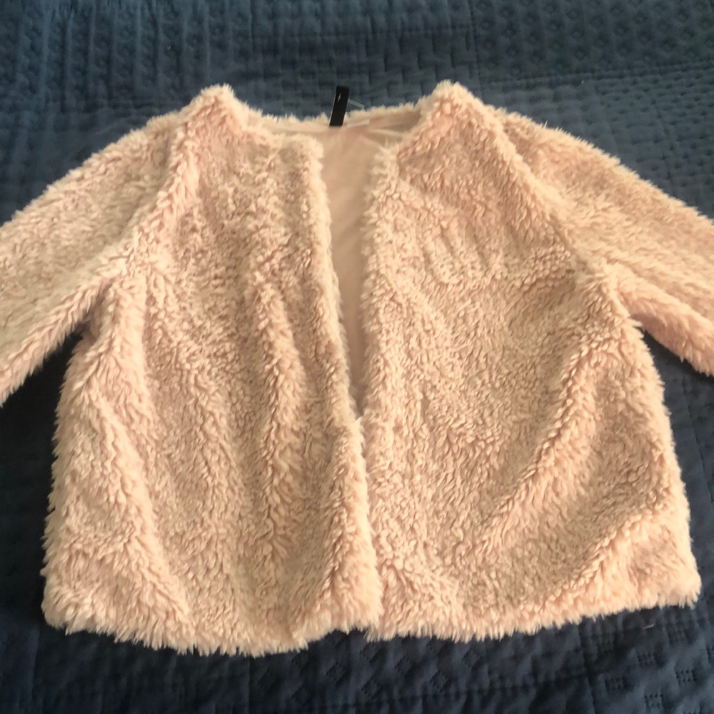 Pink Divided furry jacket